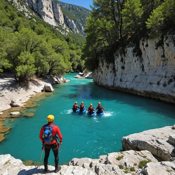 Quels sont les conseils pour une aventure en canyoning dans les gorges du Verdon, France?