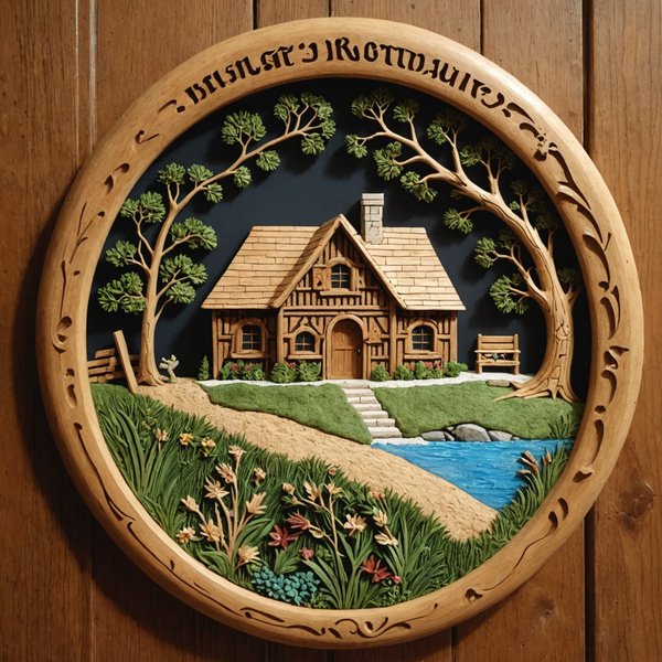 Où trouver une maison de vacances en Bretagne avec des ateliers de sculpture sur bois et des balades en forêt?