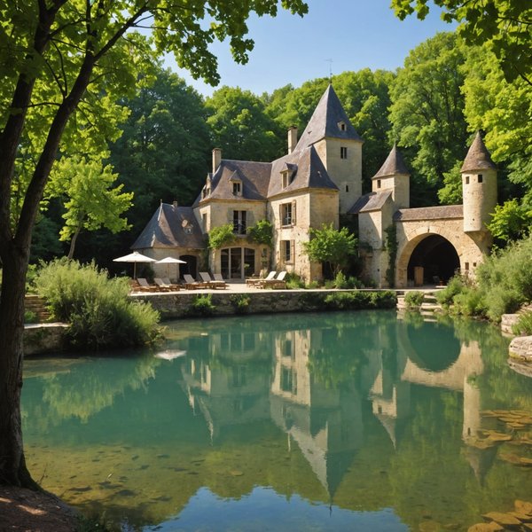 Où trouver une maison de vacances en Dordogne avec des ateliers de sculpture et des visites de grottes préhistoriques?